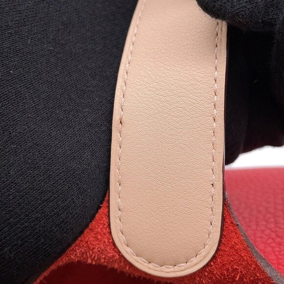 HERMES Picotin Lock Touch Size MM Taurillon Clemence/Swift Leather Rouge - Picture 6 of 11